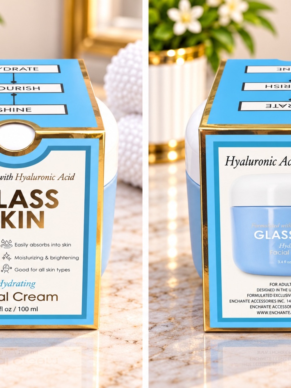 Hydrating Facial Cream - Blue